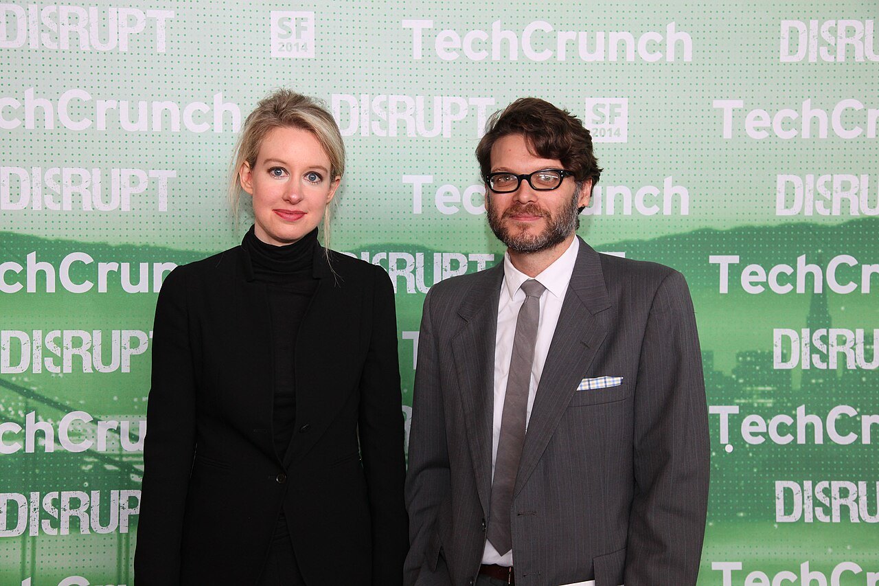 Elizabeth Holmes at TechCrunch Disrupt in San Francisco in 2014.