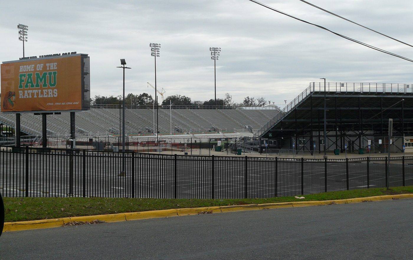 Bragg Memorial Stadium at Florida A&M University in Tallahassee, Florida.