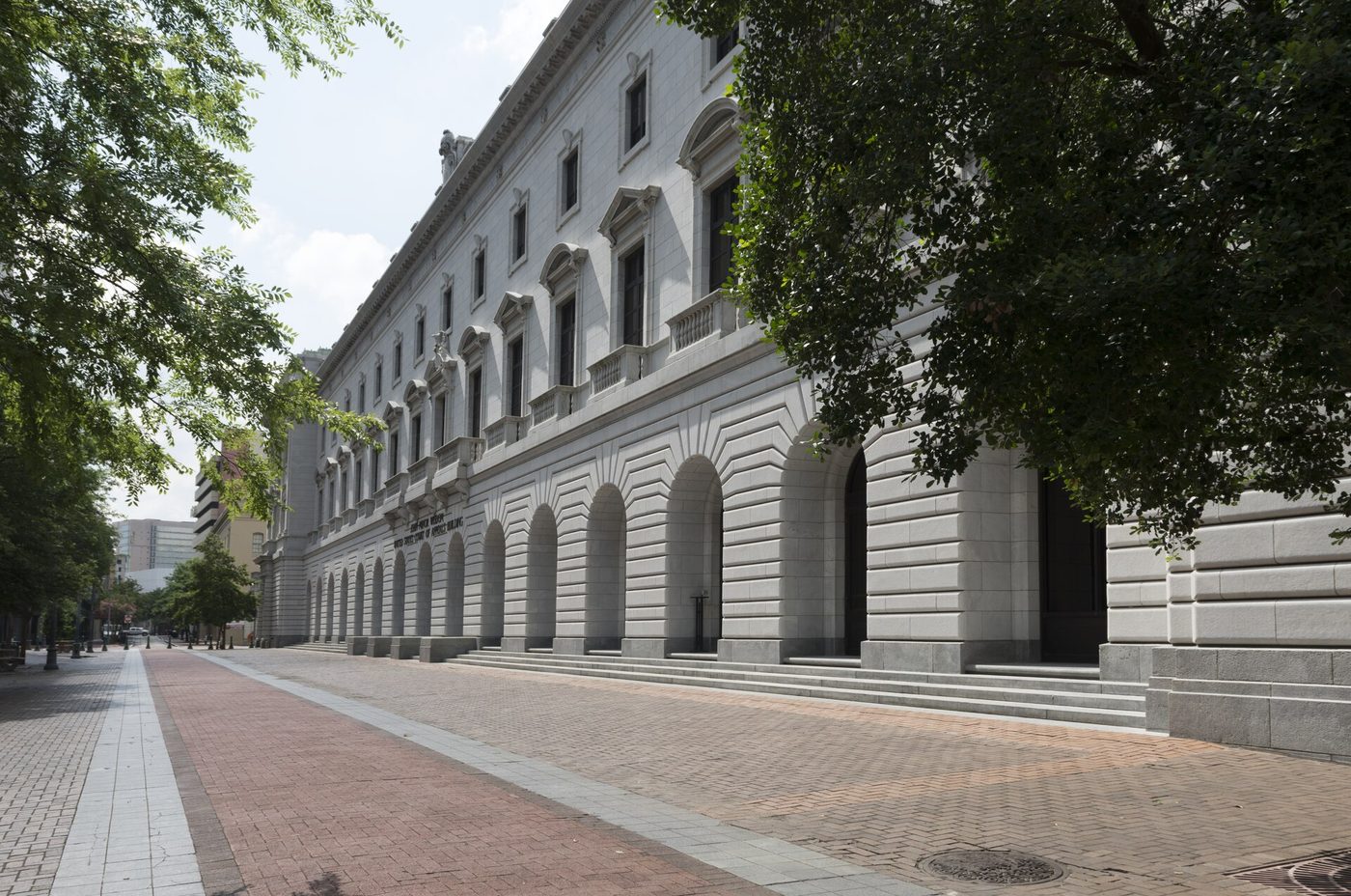 The John Minor Wisdom U.S. Court of Appeals Building in New Orleans, Louisiana.