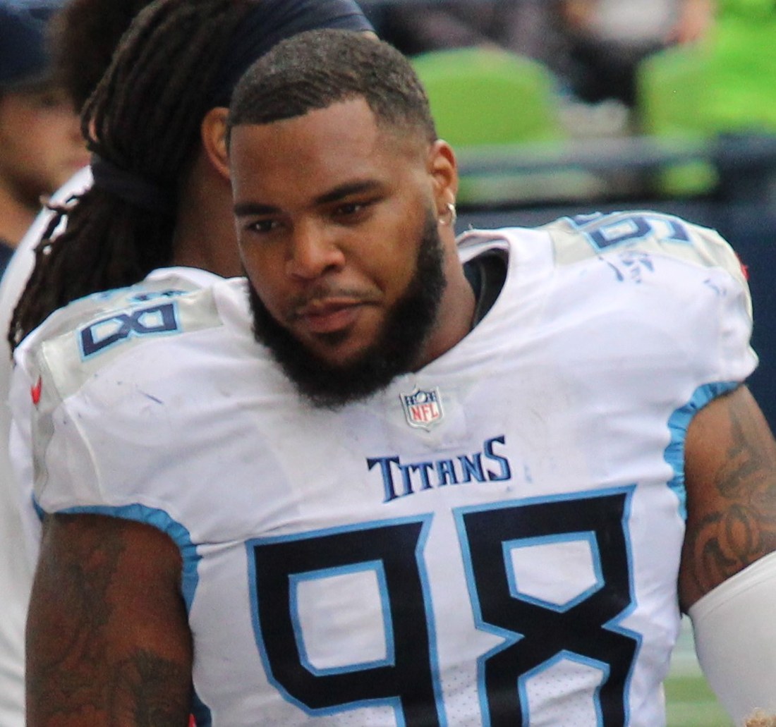 Jeffery Simmons with the Tennessee Titans in 2021