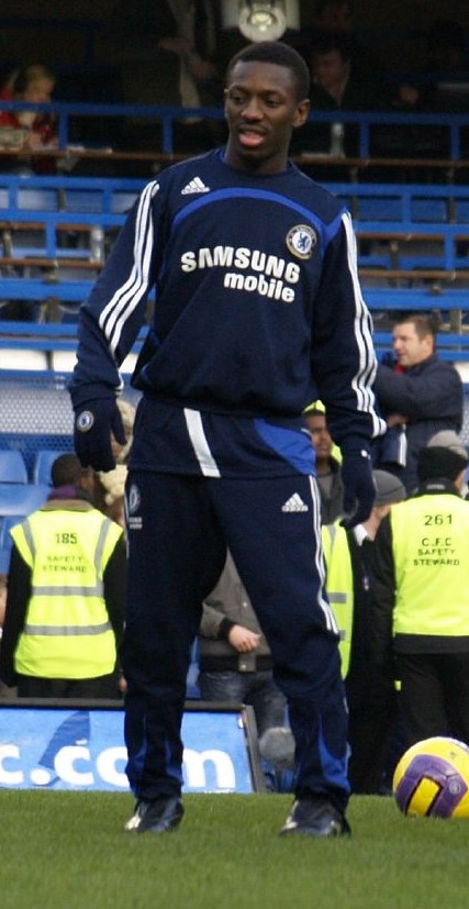 Shaun Wright-Phillips warming up during his football career.