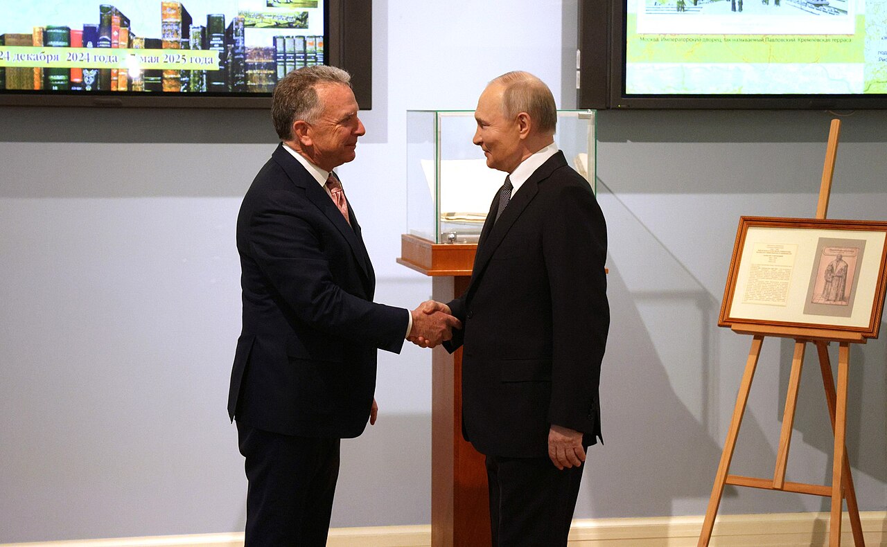 Vladimir Putin meeting with Steve Witkoff.