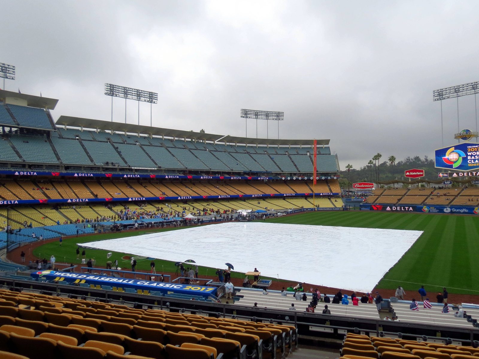 Dodger Stadium in Los Angeles.